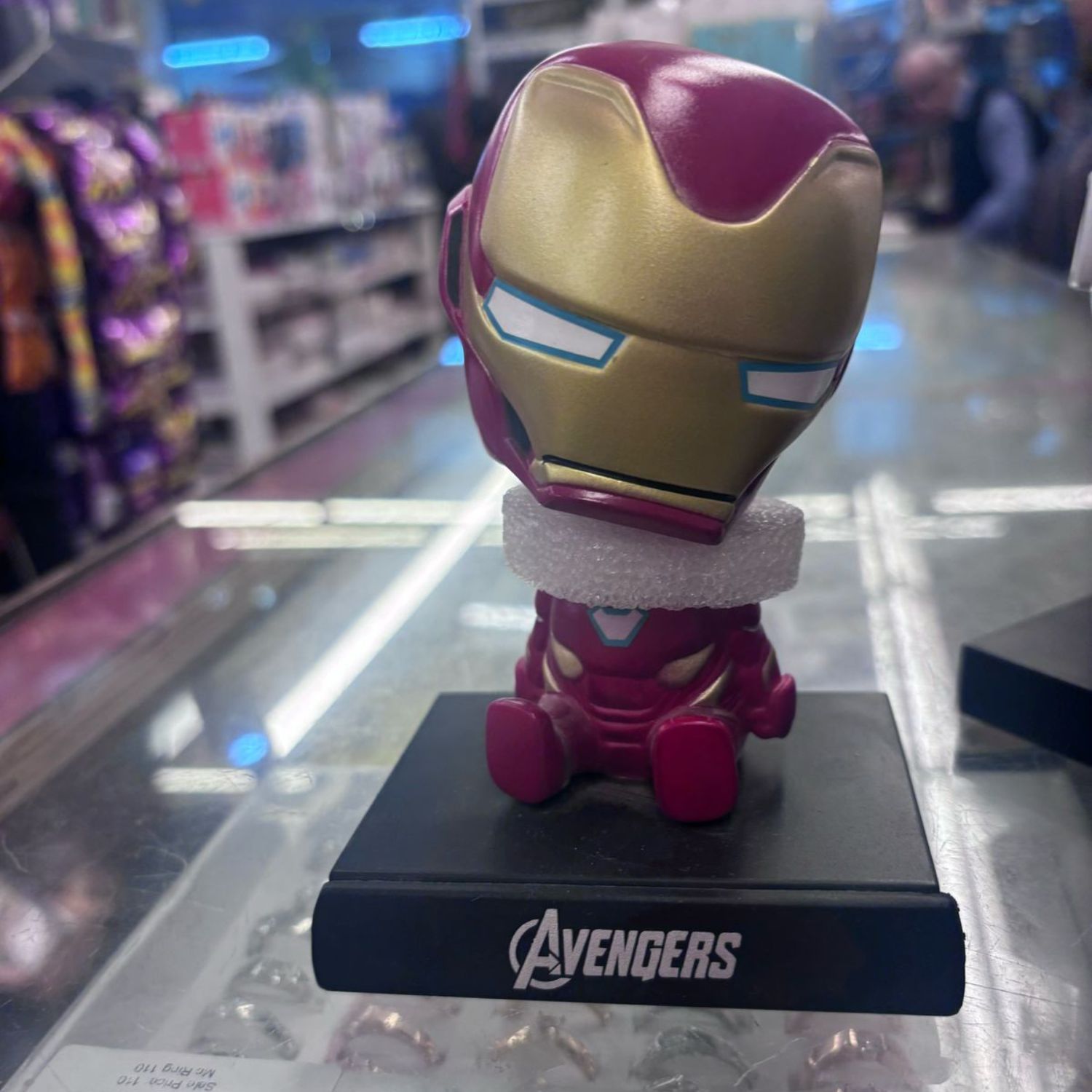 Iron Man Character Action Figure Limited Edition Bobblehead with Mobile Holder for Car Dashboard, Office Desk & Study Table (Copy)