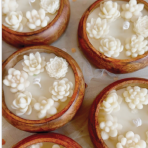 Soy Wax White On White Scented Candle