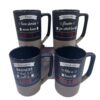 Coffee Mug Black & Brown