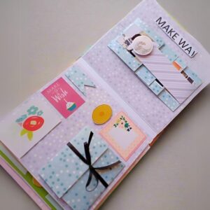 Personalised Birthday Scrapbook in Pastels for Him, Her and Kids