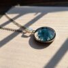 Anne lace pendant (blue)