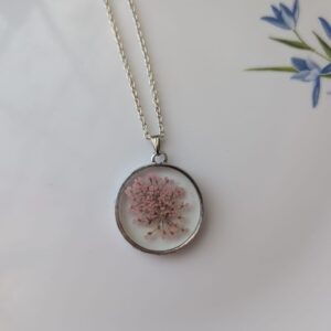 Anne lace pendant (Pink)