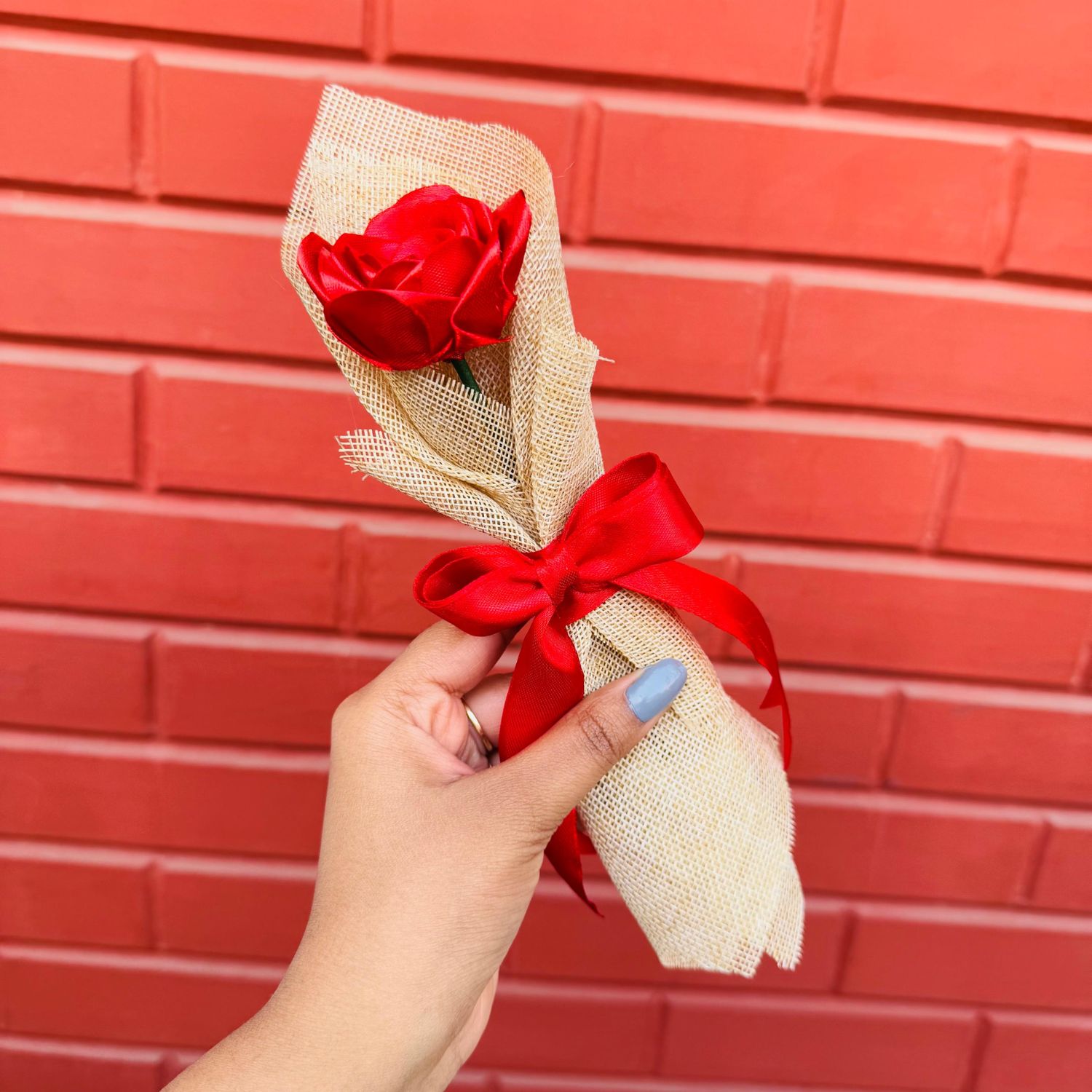 Rustic Rose Charm - Handmade bouquet