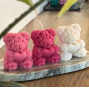 Small Teddy Candle