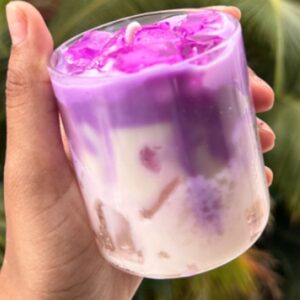 Lavender Iced Latte Candle