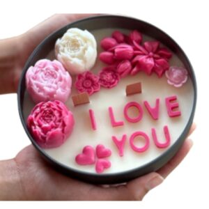 I Love You Message Candle