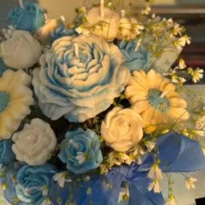 Ethereal Bloom Candle Bouquet