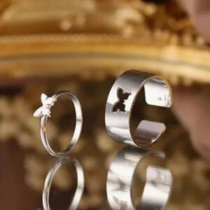 Butterfly Couple Rings