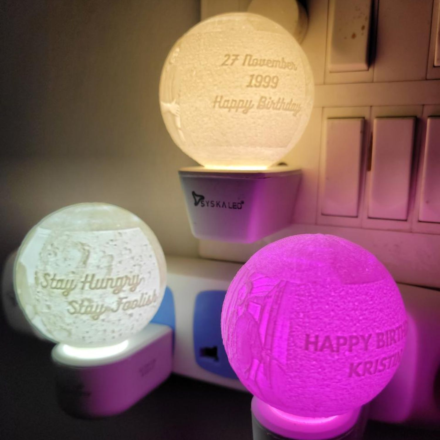 Customized 3d print Moon Lamp 1 Pc