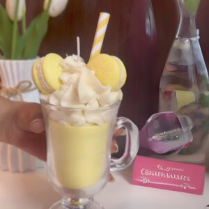 Lemon Macaron Delight Candle