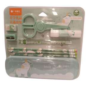 Unicorn Green Stationery Kit
