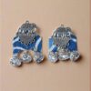 Rainvas Indigo Elephant Earrings for women